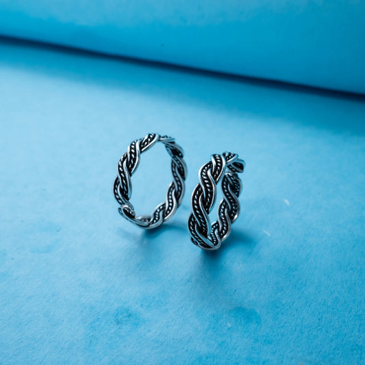 Twisted Rope Band Toe Ring
