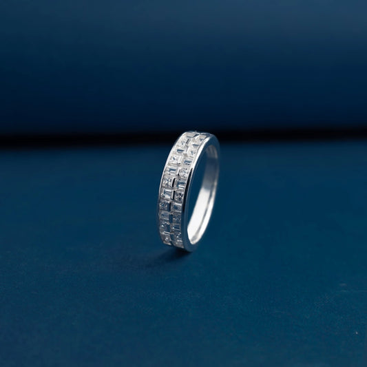 Regal Crystal Band Ring