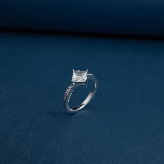 Princess Cut Solitaire Ring