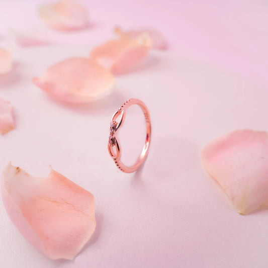 Infinity Duo Crystal Ring