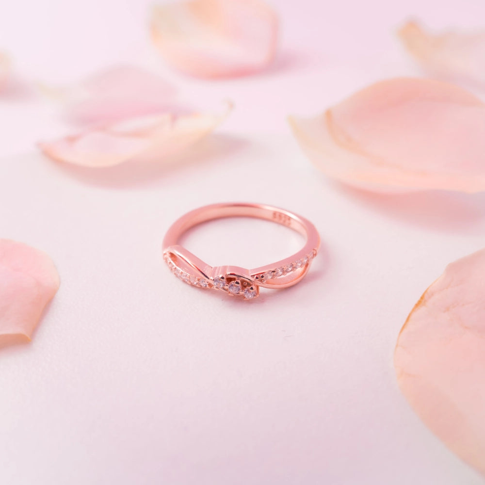 Infinity Bloom Crystal Ring