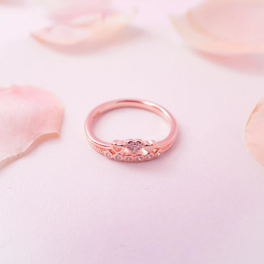 Crystal Blossom Vine Ring