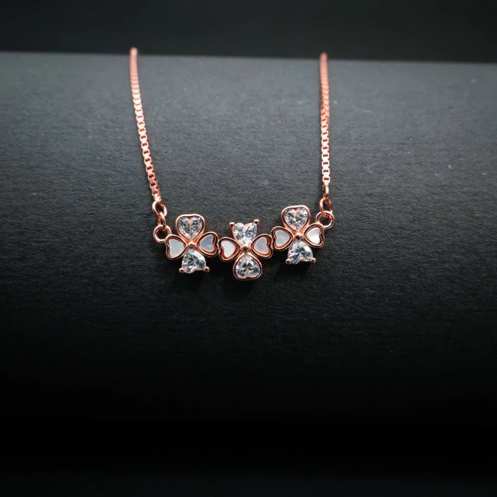 Elegant Butterfly Heart Pendant Necklace