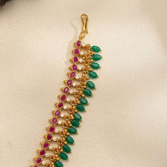Ruby Stone Sheesh Phool