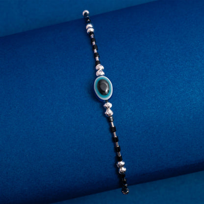 Black Evil Eye Beaded Bracelet