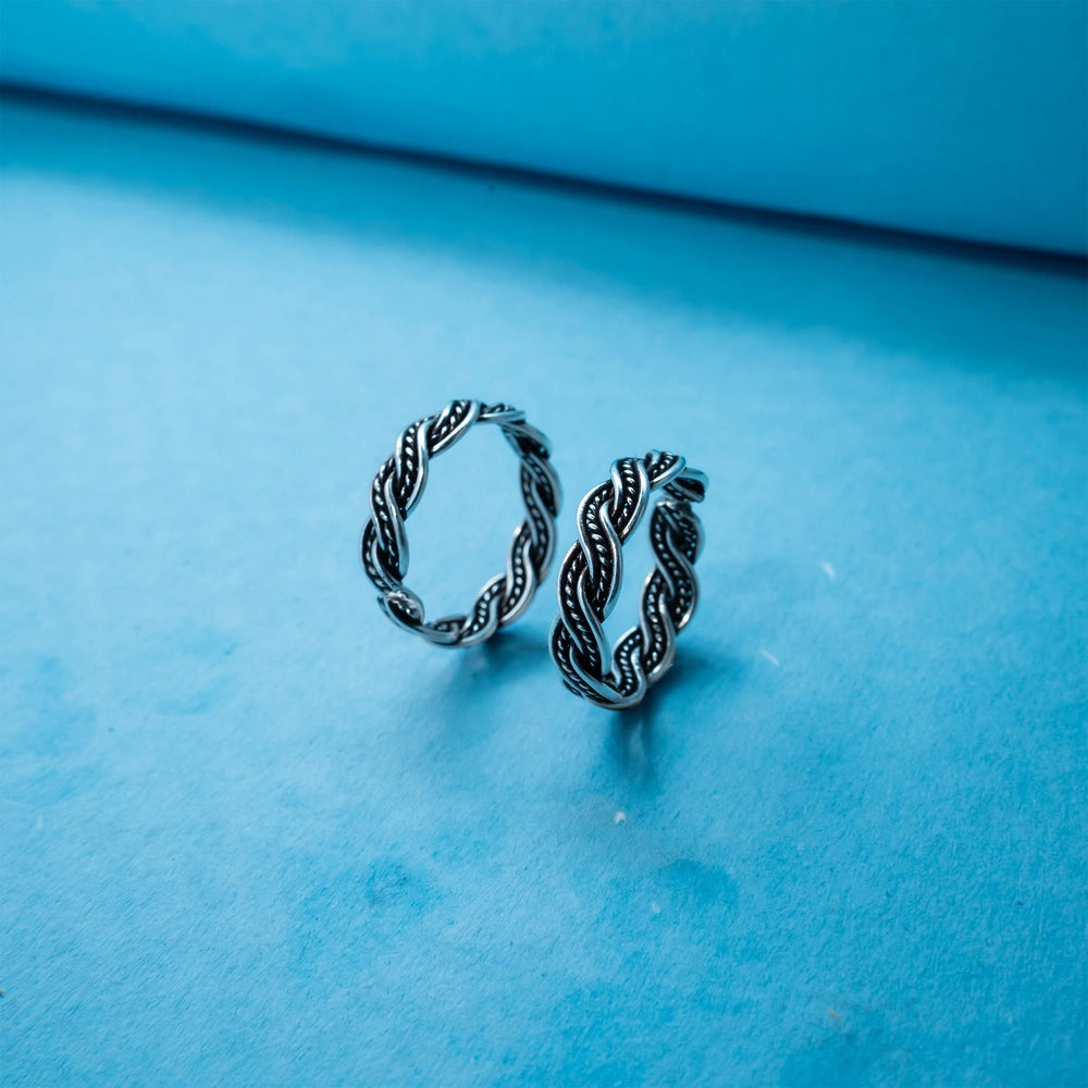 Twisted Rope Band Toe Ring