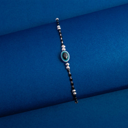Black Evil Eye Beaded Bracelet