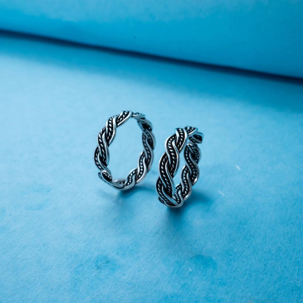 Twisted Rope Band Toe Ring
