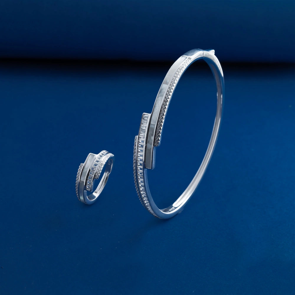 Celeste Crystal Bracelet & Ring Combo