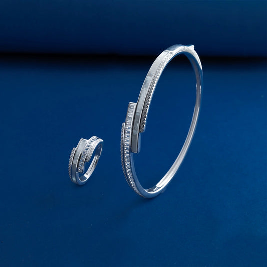 Celeste Crystal Bracelet & Ring Combo