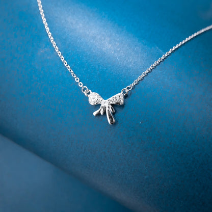 Silver Butterfly Charm Necklace