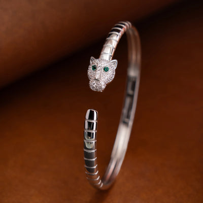 Luxury Panther Head Diamond Bracelet