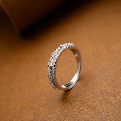 Elegant Silver Open Cuff Bracelet
