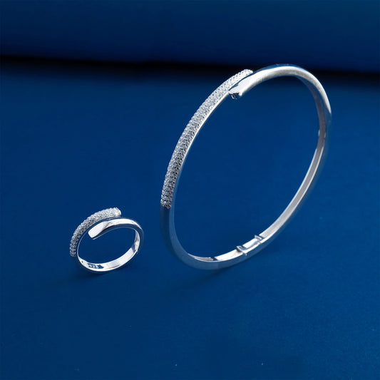 Luna Spark Tennis Bracelet & Ring Set