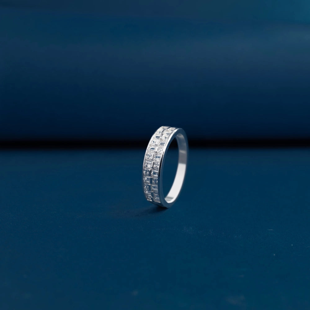 Regal Crystal Band Ring