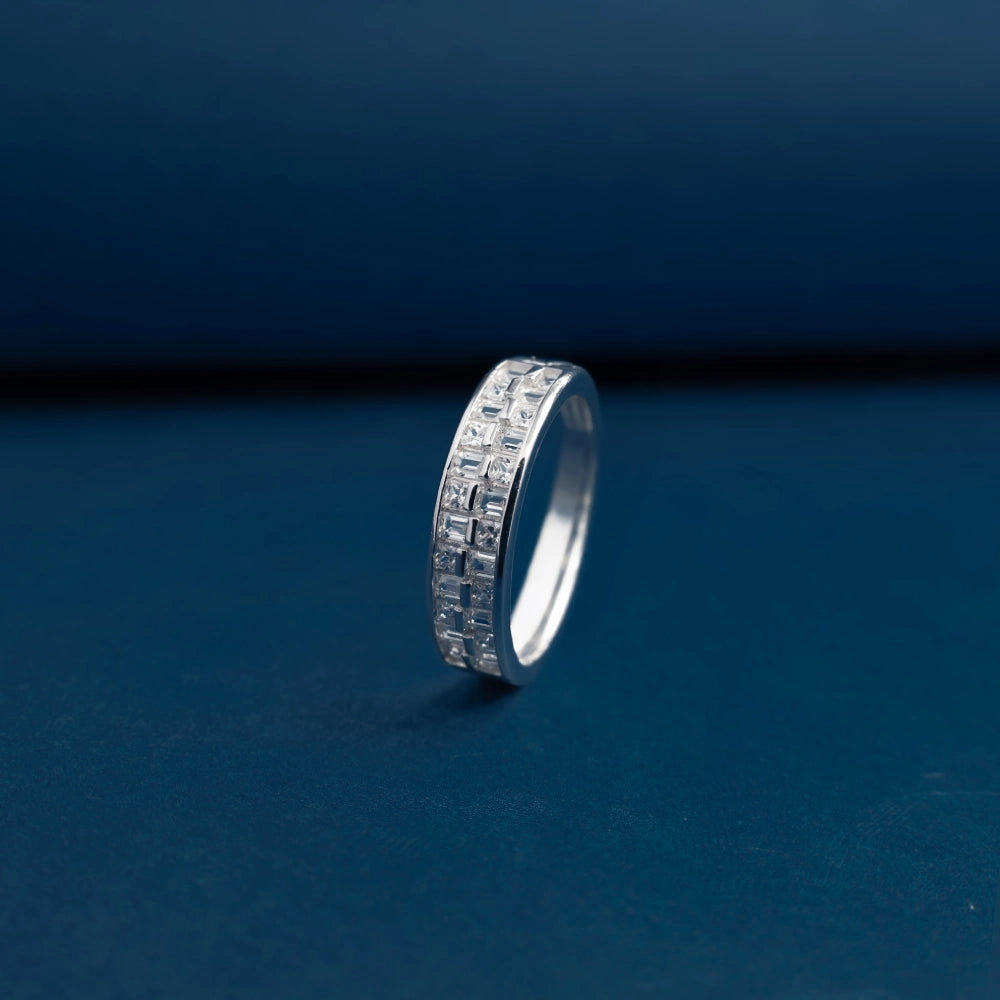 Regal Crystal Band Ring