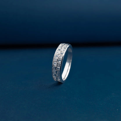 Regal Crystal Band Ring