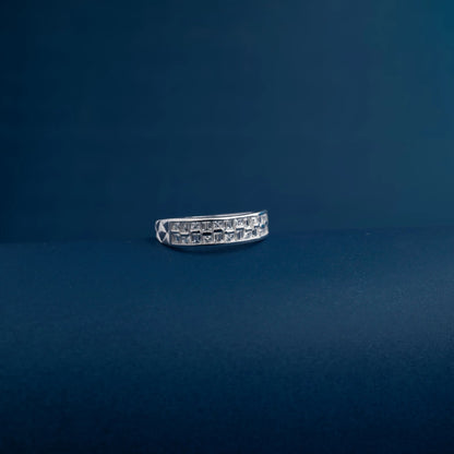 Regal Crystal Band Ring
