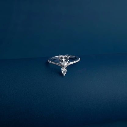 Twin Heart Elegance Ring