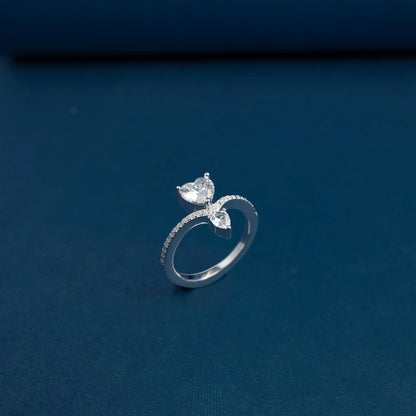 Twin Heart Elegance Ring