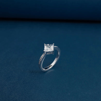 Princess Cut Solitaire Ring