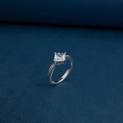 Princess Cut Solitaire Ring