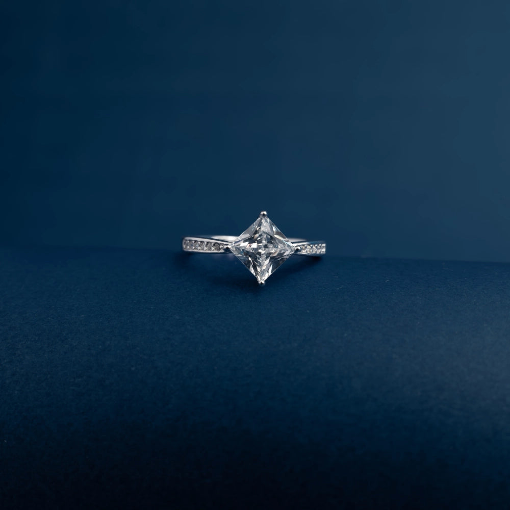 Princess Cut Solitaire Ring