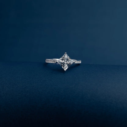 Princess Cut Solitaire Ring