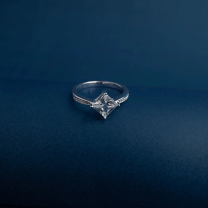 Princess Cut Solitaire Ring
