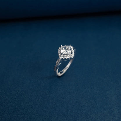 Royal Cushion Halo Ring