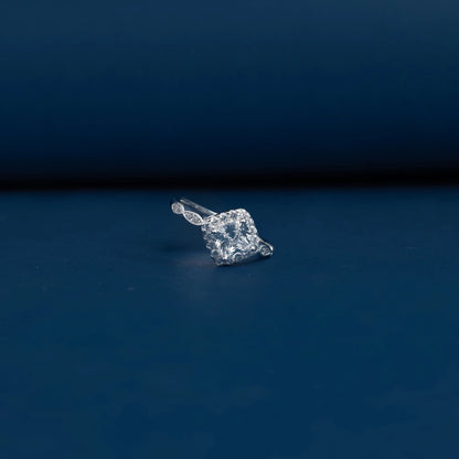 Royal Cushion Halo Ring