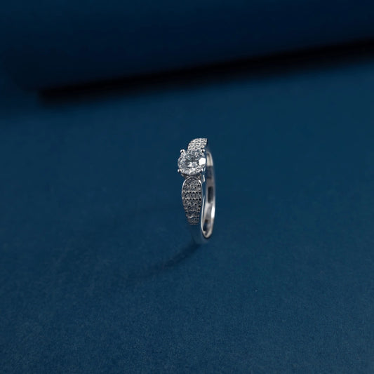 Celestial Crown Solitaire Ring