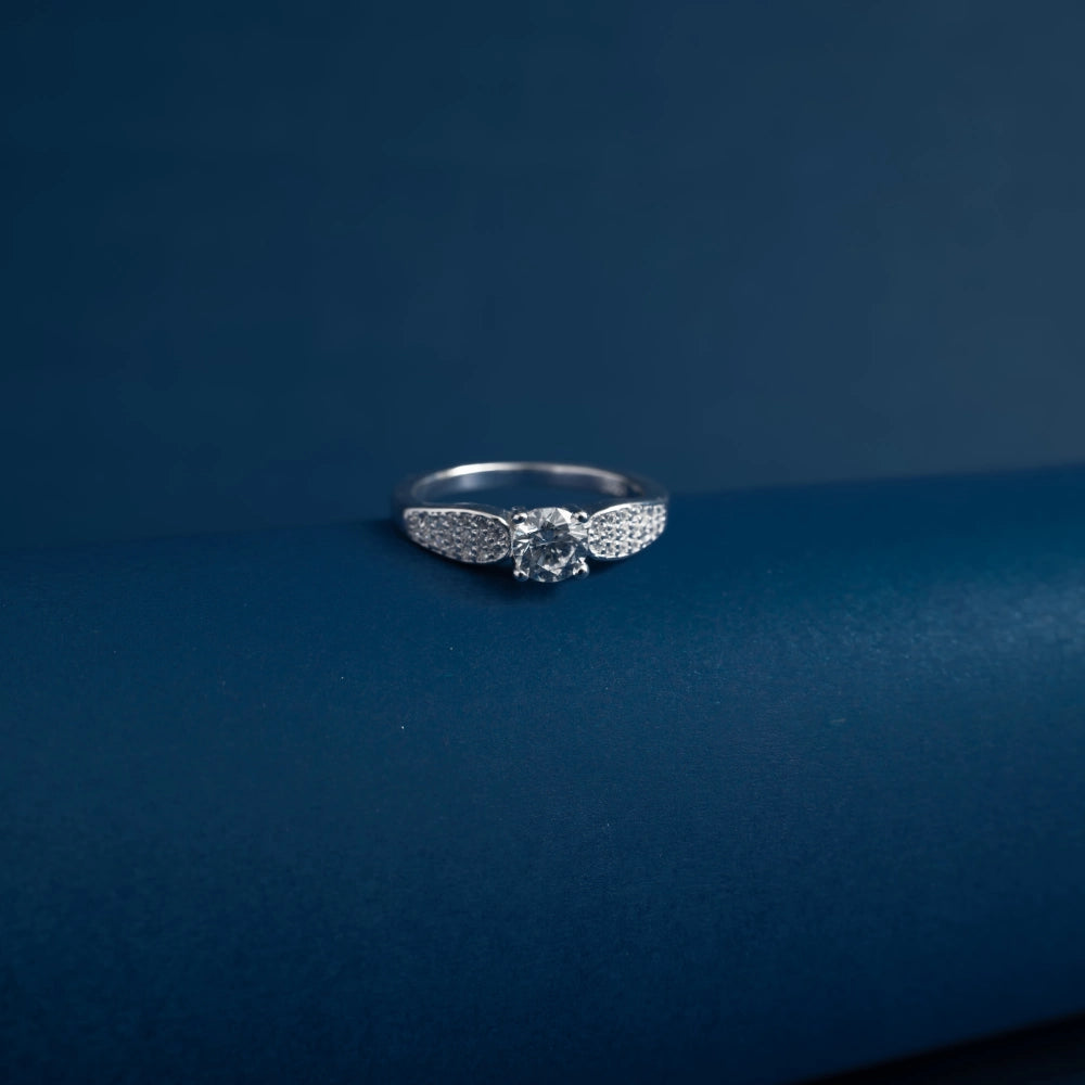 Celestial Crown Solitaire Ring