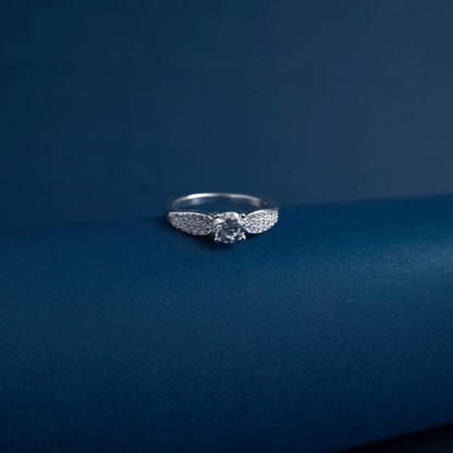 Celestial Crown Solitaire Ring
