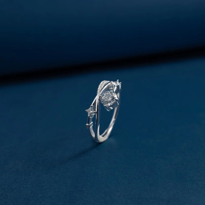 Twilight Crossing Crystal Ring