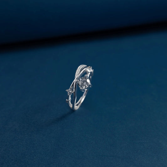 Twilight Crossing Crystal Ring