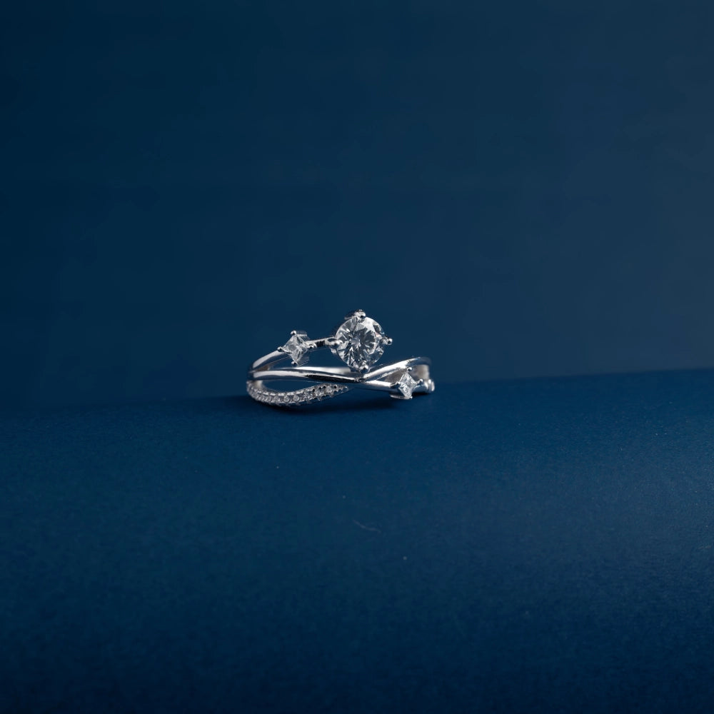 Twilight Crossing Crystal Ring
