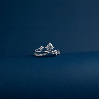 Twilight Crossing Crystal Ring