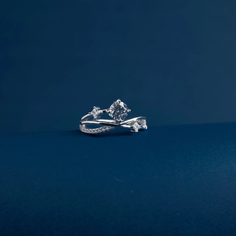 Twilight Crossing Crystal Ring