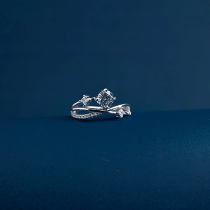 Twilight Crossing Crystal Ring