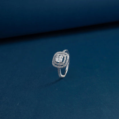 Imperial Cushion Halo Ring