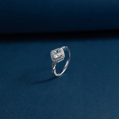 Royal Cushion Halo Ring