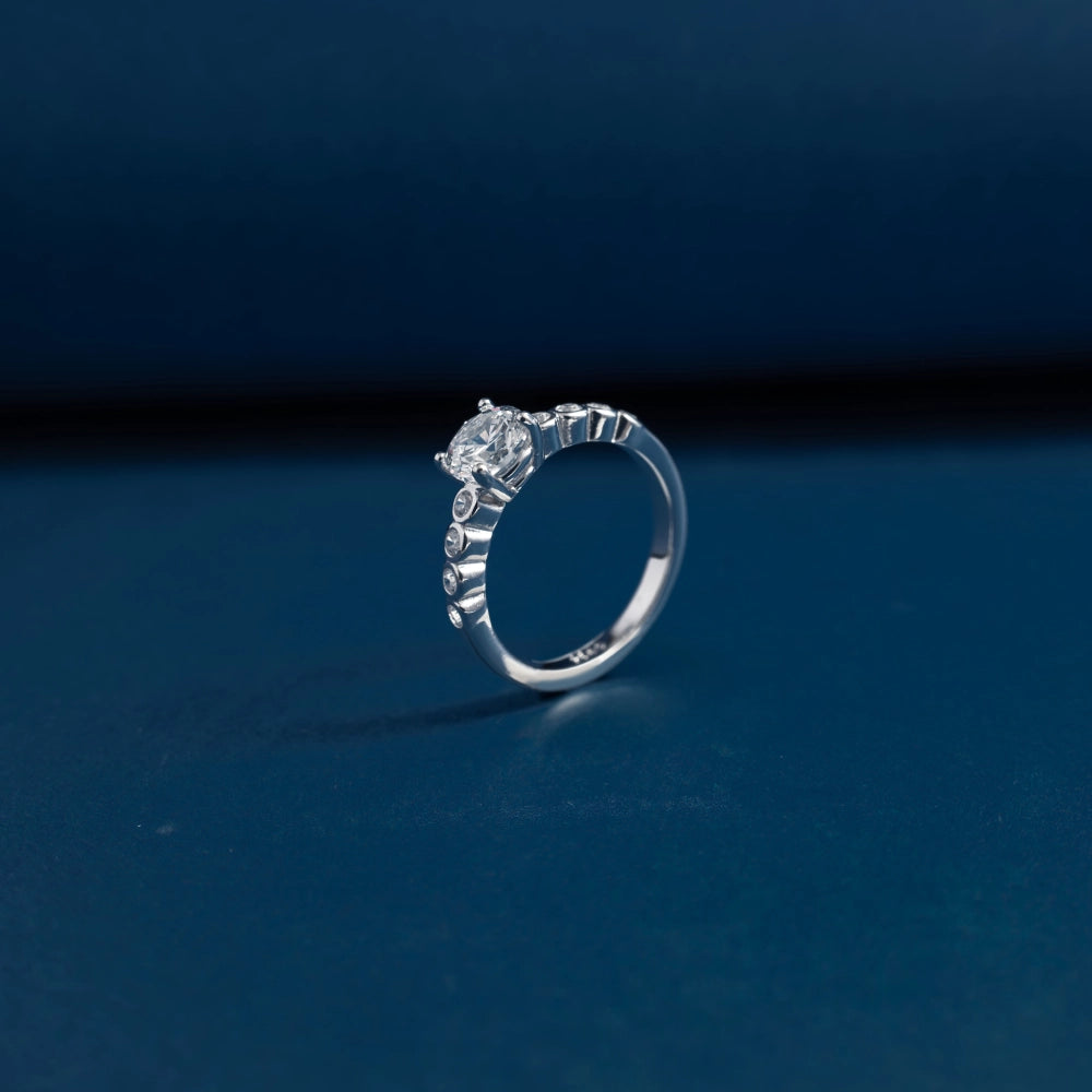Bezel Spark Solitaire Ring