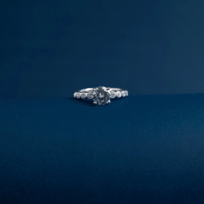 Bezel Spark Solitaire Ring