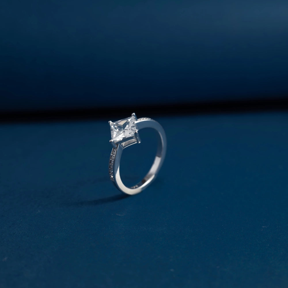 Princess Cut Solitaire Ring