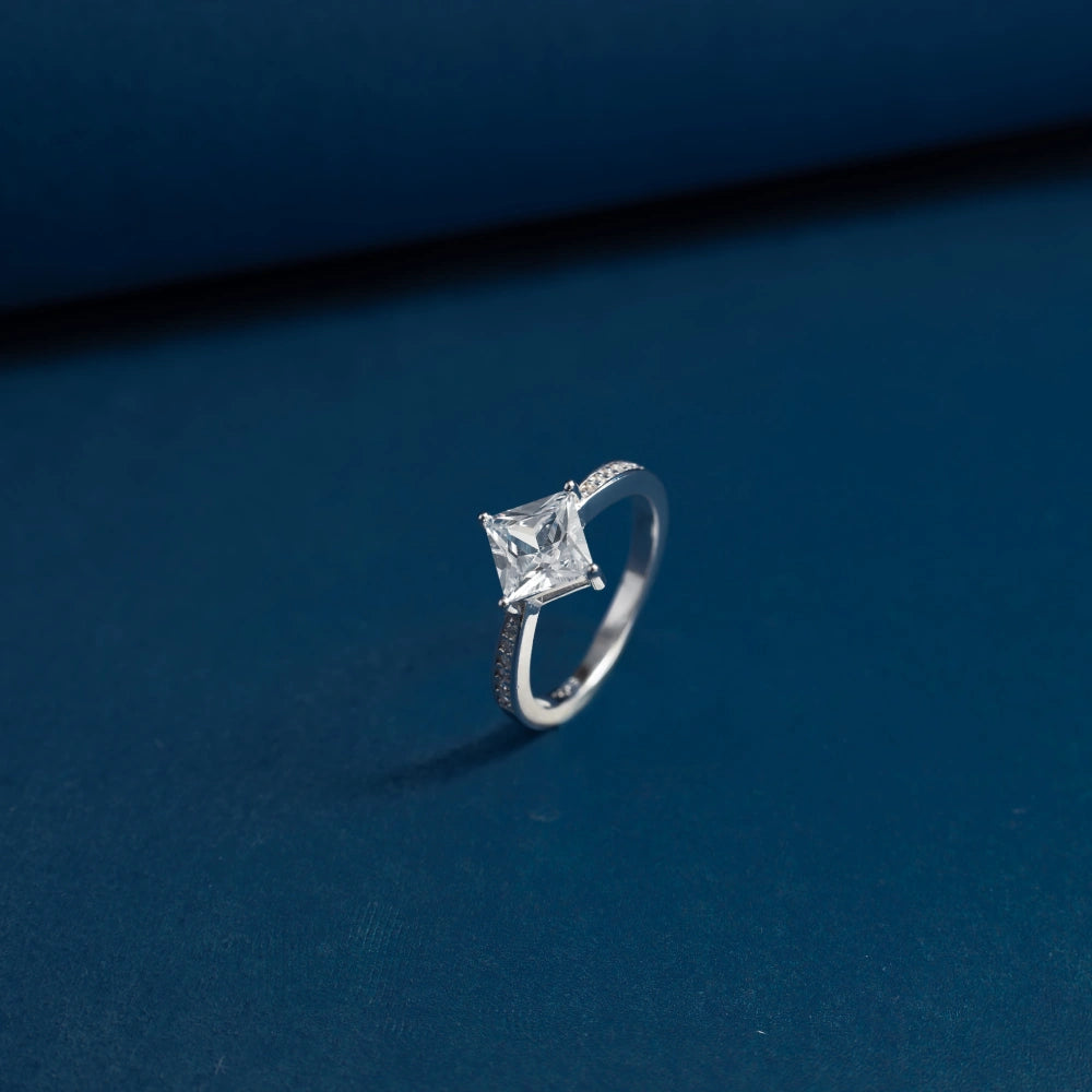 Princess Cut Solitaire Ring