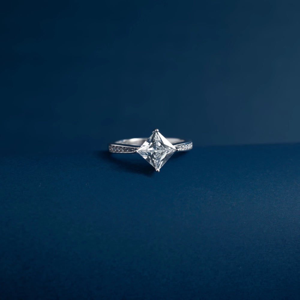 Princess Cut Solitaire Ring