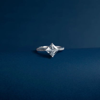 Princess Cut Solitaire Ring