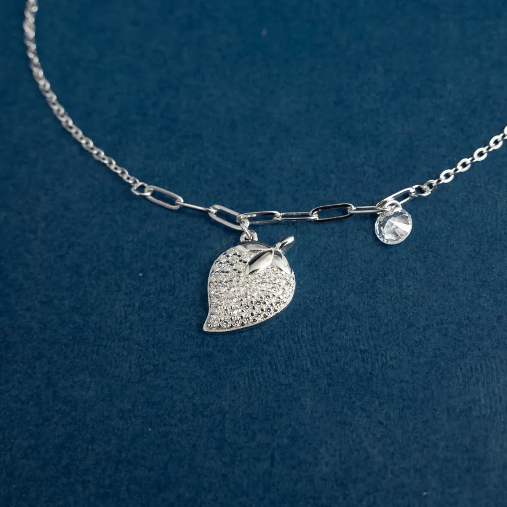 Crystal Strawberry Charm Bracelet