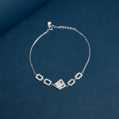 Diamond Accent Mother of Pearl Bracelet
